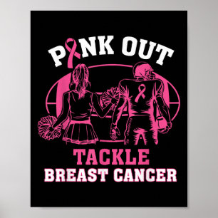 Pink Out Aanpak Borstkanker Bewustzijn Amerikaans  Poster