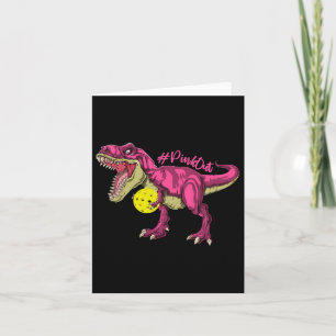 Pink Out T Rex en Picklebyll Byll borstkanker A Kaart