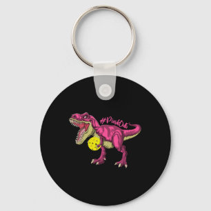 Pink Out T Rex en Picklebyll Byll borstkanker A Sleutelhanger