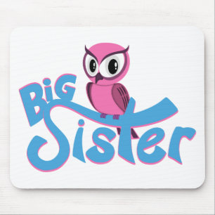 Pink Owl Big Sister Muismat