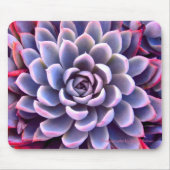 PInk & Paars Succulent Mousepad Muismat (Voorkant)