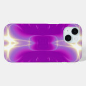 PINK PAARSE VIOLET FRACTALE LICHTWAVES Case-Mate iPhone CASE (Achterkant (horizontaal))