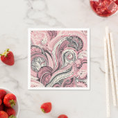 Pink Paisley De thuisstudio Servet (Insitu)