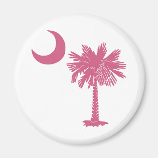 Pink Palmetto Moon Magneet