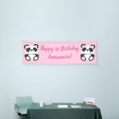 Pink Panda Beer Birthday Party Spandoek (Beurs)