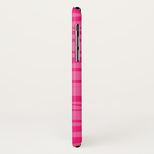 Pink Panda Beer Zebra Print Patroon Case-Mate iPhone Case (Achterkant/links)