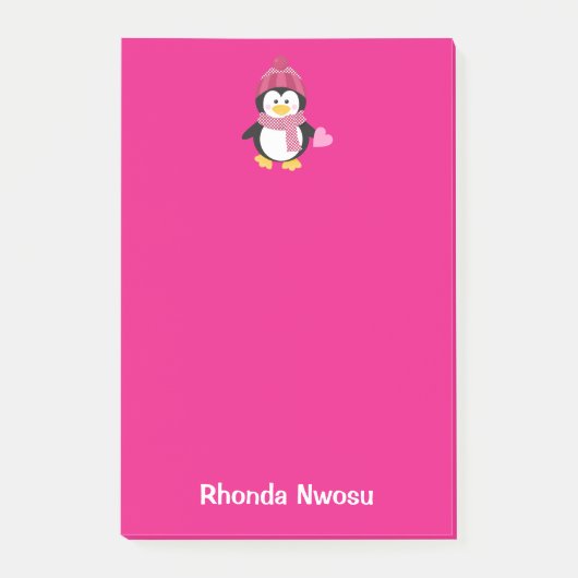  Pink Panda Valentijnsdag Post-it® Notes (Voorkant)