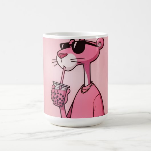 Pink Panther Aesthetic Coffee Mug – Bold & Cute De (Centre)