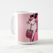 Pink Panther Aesthetic Coffee Mug – Bold & Cute De (Devant gauche)