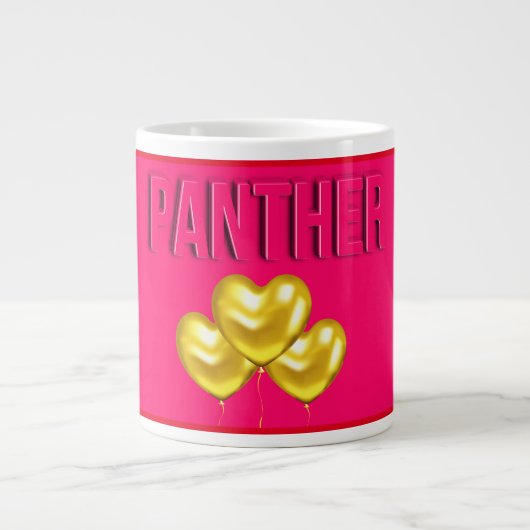 Pink Panther Love Extra Grote Beker (Voorkant)