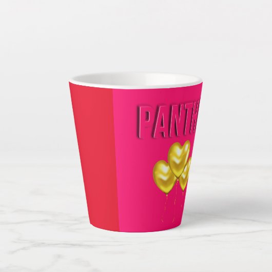 Pink Panther Love Latte Mok (Voorkant)