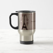 Pink Paris Grunge Travel Mug Reisbeker (Links)