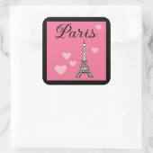 Pink Paris Stickers (Sac)