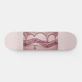 Pink Parties scintillant Name Emma Skateboard (Horz)