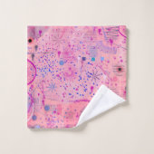 Pink Party Maximalist Art (Gant de toilette)