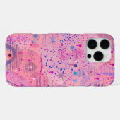 Pink Party Maximalist Art iPhone Hoesje (Achterkant horizontaal)