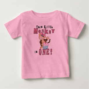Pink Party Singe 1er Anniversaire Tshirts et cadea