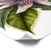 Pink Passion Flower Art Imprimer Poster (Coin)