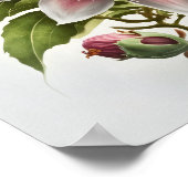 Pink Passion Flower Art Imprimer Poster (Coin)