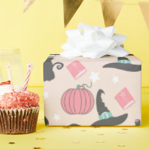Pink Pastel Halloween Cadeaupapier