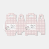 Pink Pastel Little Boo Ghost Birthday Favors Gable Bedankdoosjes (Uitgevouwen)