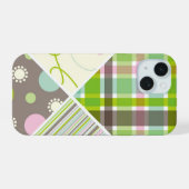 Pink Pastels Check Dots Scribbles Stripes Patterso (Verso Horizontal)