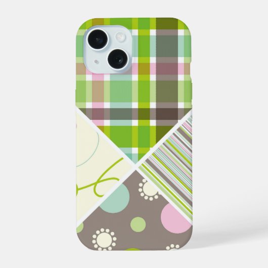 Pink Pastels Check Dots Scribbles Stripes Patterso (Verso)