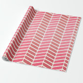 Pink Patterned Wrapping Paper Cadeaupapier (Uitgerold)