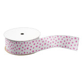 Pink Paw Prints Patroon Grosgrain Lint (Spoel)