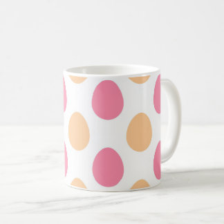 Pink Peach Pastel Easter Eggs Pattern Koffiemok
