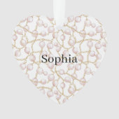 Pink Pearls Gold Chain Christmas (devant)