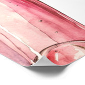 Pink Pearls & Prosecco Fête des mariées Affiche de (Coin)