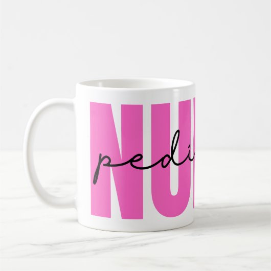 Pink Pédiatric Nurse Mug (Gauche)