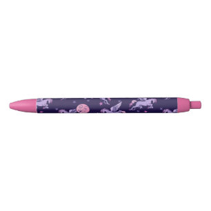 Pink Pegasus Moon Zwarte Inkt Pen