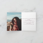 Pink Peonies Bouguet Quinceanera Folded (Binnen)