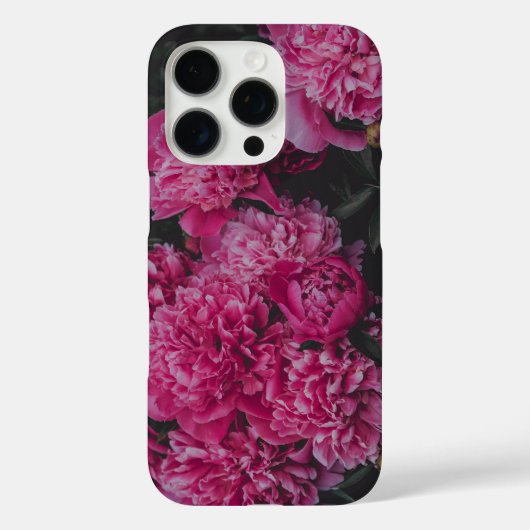 Pink peonies, dark moody aesthetic Case-Mate iPhone case (Achterkant)