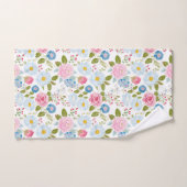 Pink Peonies Pattern Towel (Serviette à main)