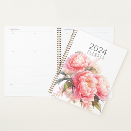 Pink Peonies Planner (Display)