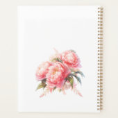 Pink Peonies Planner (Achterkant)