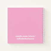 Pink Peonies Spiral Notebook Notitieboek (Achterkant)