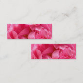 Pink Peony Bladwijzer Visitekaartje (Voorkant / Achterkant)