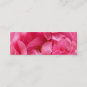 Pink Peony Bladwijzer Visitekaartje (Achterkant)