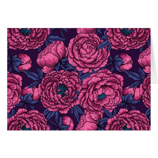 Pink peony bouquet (Voorkant Horizontaal)