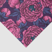 Pink peony bouquet tissuepapier (Detail)