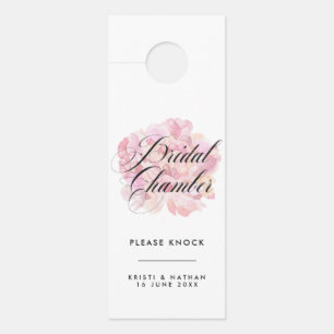 Pink Peony Bridal Chamber Weddenschap deur