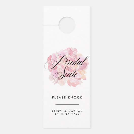 Pink Peony Bridal Suite Weddenschap (Voorkant)