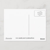 Pink Peony Briefkaart (Achterkant)