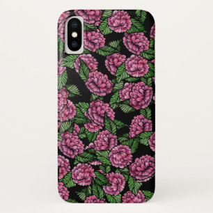 Pink Peony iPhone X Hoesje