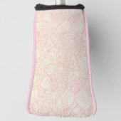 Pink Peony Floral Pattern Golfheadcover (Draai 90)