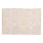 Pink Peony Floral Pattern Kussensloop (Achterkant)